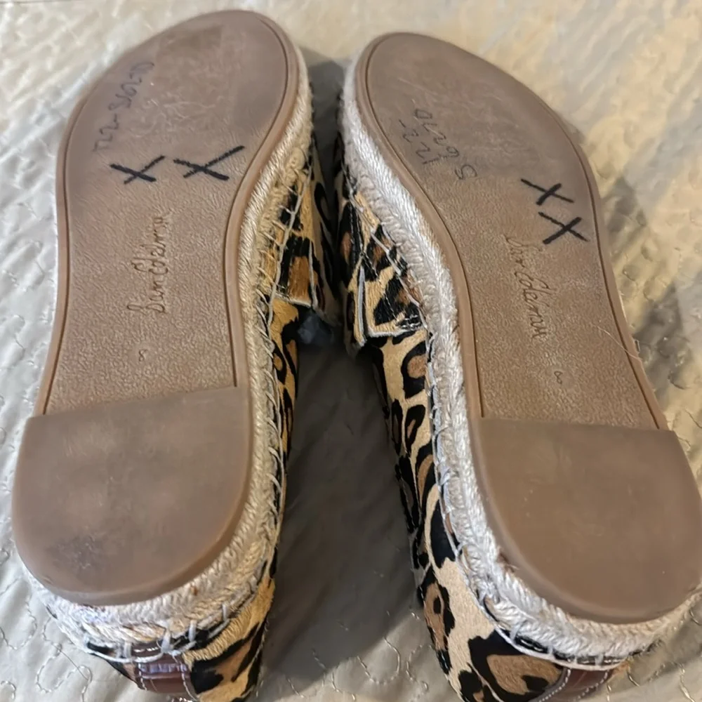Sam Edelman Khloe Leopard Espadrille Flats
